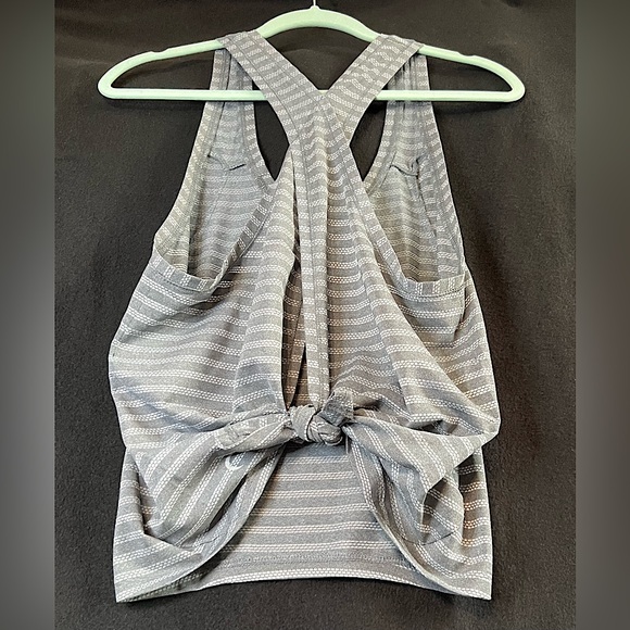 Zyia Gray Nimbus Split Back Tank (Sz Lg) - Picture 3 of 16